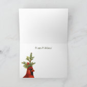 Carte de voeux de fête des fêtes (Intérieur)