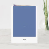 Carte de voeux de Fête des pères Blue Jacket (Dos)