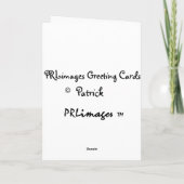 Carte de voeux de fête des pères de carlin (Dos)