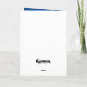 Carte de voeux de Fête des pères "Les plus grands (Dos)