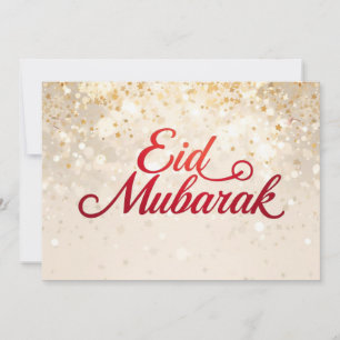 Carte de vœux de fête florale Eid Mubarak