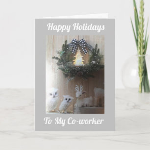 CARTE DE VŒUX DE FÊTE POUR **COLLABORATEUR**