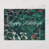 Carte de vœux de fêtes (Devant)