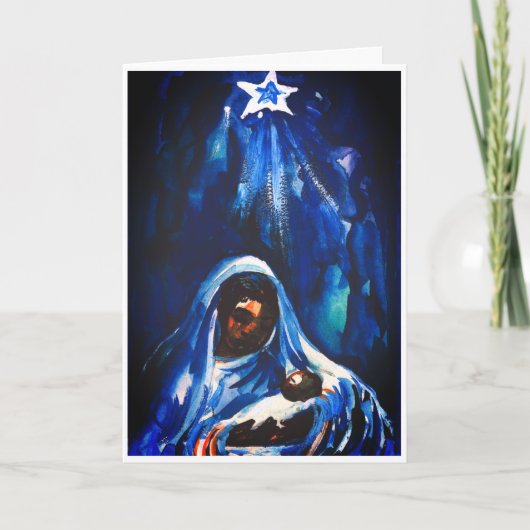 Carte de vœux de fêtes (Devant)