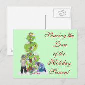 Carte de vœux de fêtes (Devant / Derrière)