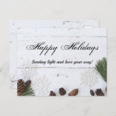 Carte de Vœux de Fêtes (Devant / Derrière)