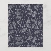 Carte de Vœux de Fêtes avec Budget Photo Typograph (Dos)