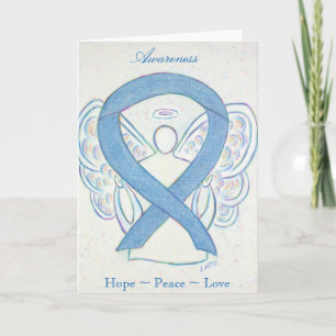 Carte de vœux de fêtes d'ange de ruban de sensibil