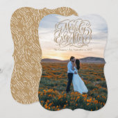 Carte de vœux de fêtes Merrily Ever After (Devant / Derrière)