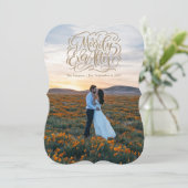 Carte de vœux de fêtes Merrily Ever After (Debout devant)