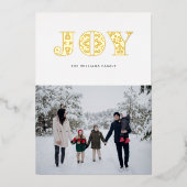 Carte de vœux de fêtes suédois de style Dala avec  (Recto)