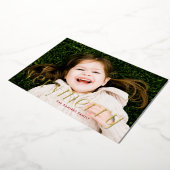 Carte de vœux de fêtes très joyeuse en feuille mét (Rotation)