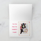 Carte de voeux de fiançailles de mariage (Intérieur)