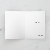 Carte de voeux de fille de farceur (Intérieur)