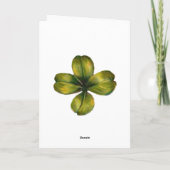 Carte de voeux de fille de jour de petite Patty de (Dos)