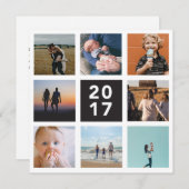 Carte de vœux de fin d'année 2017 (Devant / Derrière)