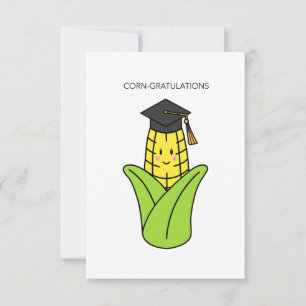 Carte de vœux de fin d'études pun
