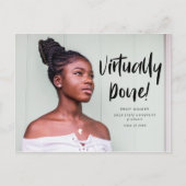 Carte de voeux de fin d'études Virtuellement Termi (Devant)