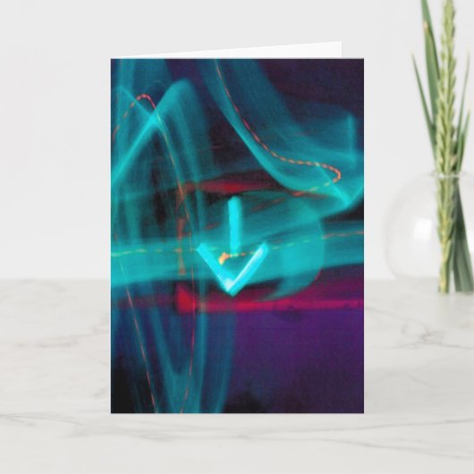 Carte de voeux de flèche du trafic (Devant)