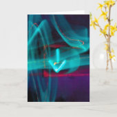 Carte de voeux de flèche du trafic (Fleur jaune)