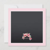 Carte de vœux de fleurs pour la fête des mères (Dos)