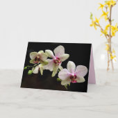 carte de voeux de fleurs tropicales (Fleur jaune)