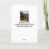 Carte de voeux de Florence Italie (Dos)