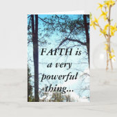 Carte de voeux de foi (Fleur jaune)