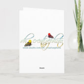 Carte de voeux de foi inspirante (Dos)