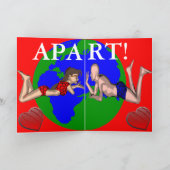 Carte de voeux de fond d'aventure amoureuse (Intérieur)