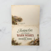 Carte de vœux de Fryeburg, Maine (Intérieur)