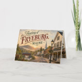 Carte de vœux de Fryeburg, Maine (Devant)