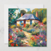 Carte de vœux de gîte de campagne (Devant)