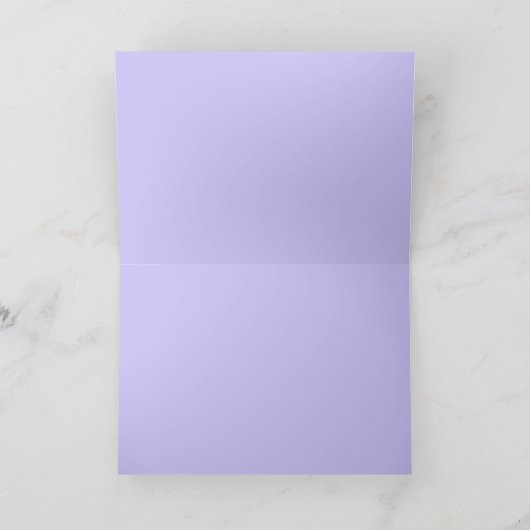 carte de vœux de gnomes de passion violette (Intérieur)