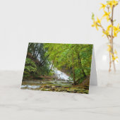 Carte de voeux de gorge de crasses (Fleur jaune)