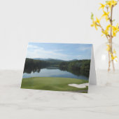 Carte de voeux de grand canoë, la Géorgie (Fleur jaune)