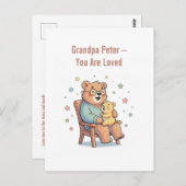Carte de voeux de grand-père (Devant / Derrière)