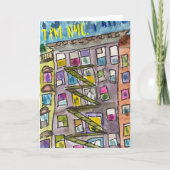 Carte de voeux de Gratitude NYC de 19h avec Envelo (Devant)