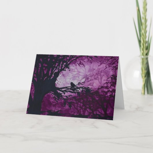 Carte de voeux de grimpeur d'arbre (Devant)