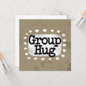 Carte de voeux de groupe (Devant/Arrière en situation)