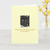 Carte de voeux de guérison/hypnose de Bitsywoo (Fleur jaune)