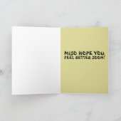 CARTE DE VŒUX DE GUÉRISON MISO SOUP (Intérieur)