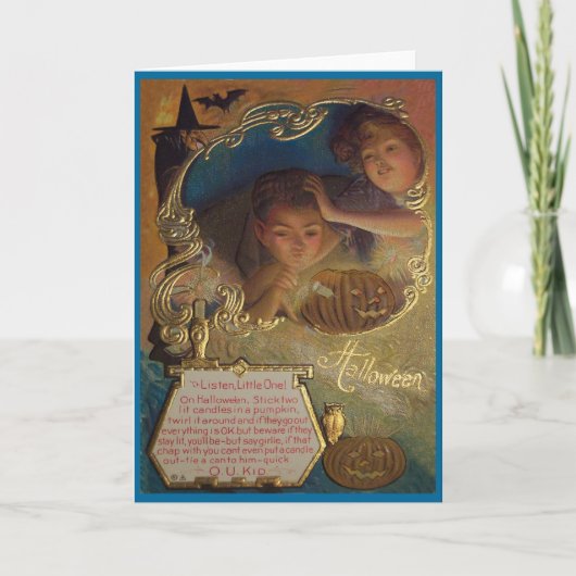 Carte de voeux de Halloween (Devant)