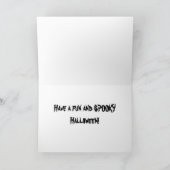 Carte de voeux de Halloween (Intérieur)