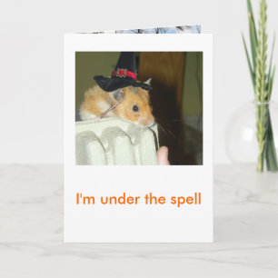 Carte de voeux de Halloween 1