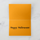 Carte de voeux de HALLOWEEN d'HISTOIRE de FANTÔME (Intérieur)