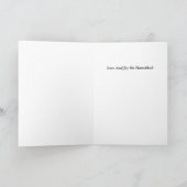 Carte de voeux de Hanoukka - Aldo un lapin et un (Intérieur)