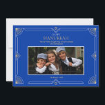 Carte de vœux de Hanukkah avec photo<br><div class="desc">Envoyez vos vœux de Hanukkah avec une photo favorite à l'aide de cette belle carte de vacances. (Photo de wirestock sur Freepik). La carte est facile à personnaliser avec votre libellé, police et couleur de police. Vous ne trouvez pas exactement ce que vous cherchez ? Tous nos produits peuvent être...</div>