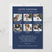 Carte de vœux de Hanukkah Joyeux (Devant)