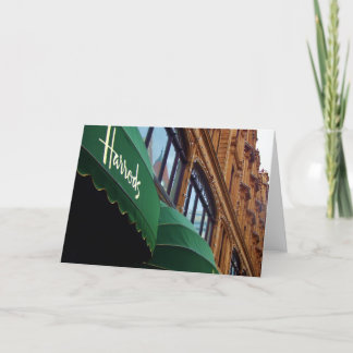 Carte de voeux de Harrods